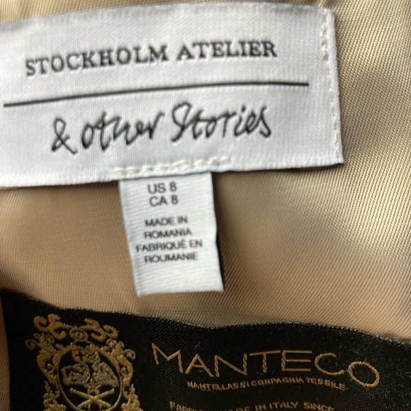 & Other Stories Oversized Wool Blazer Coat NWOT - Picture 4 of 5